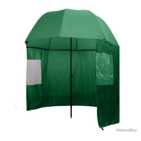 Parapluie de p�che vert 300x240 cm acier polyester imperm�able pratique facile protection polyvalent