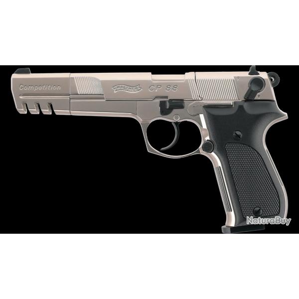 Pistolet Walther CP88 COMPETITION NICKEL co2 cal.4,5mm 4j
