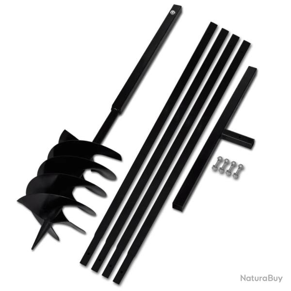 Tarire de sol avec manche 200 mm et tube d'extension 5 m Acier