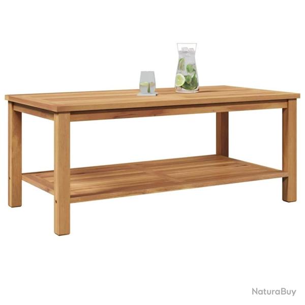 Table basse Marron 110 x 55 x 45 cm Bois de teck massif