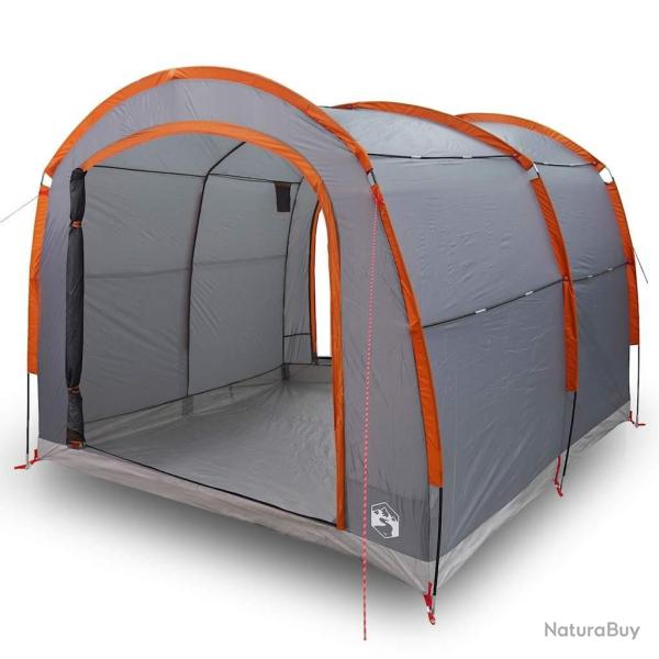 Tente avec toit avec �vent Gris et orange 268 x 240 x 191 cm