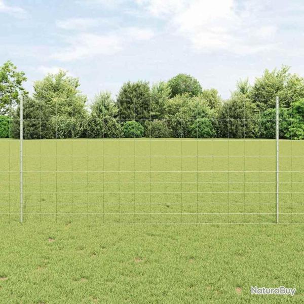 Poteaux de cl�ture 22 pcs U-Channel 120 cm Acier galvanis�