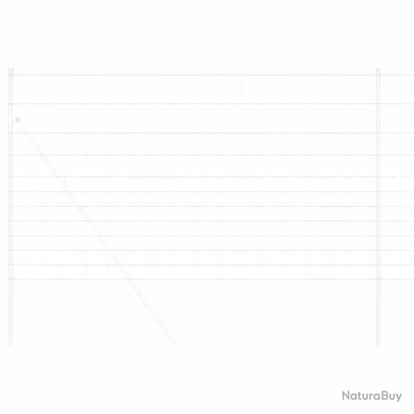 Cl�ture de champ 1,4x50 m en acier galvanis�