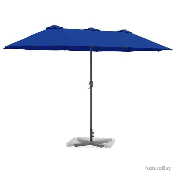 Parasol de jardin Bleu 380 x 196 x 235 cm