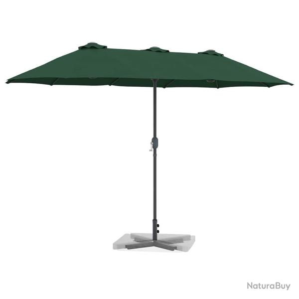 Parasol de jardin Vert 380 x 196 x 235 cm