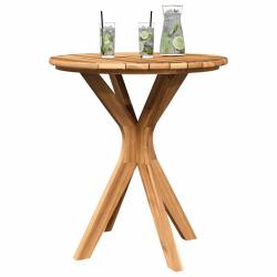 Table d'appoint Marron 70 x 70 x 75 cm Bois de teck massif