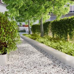 Bordures de pelouse 10 pcs 25x103 cm acier inoxydable