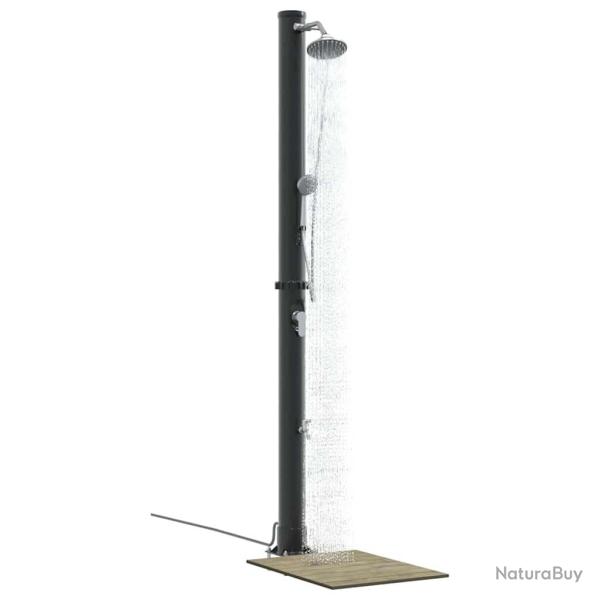 Douche solaire ext�rieure avec t�te de douche portable 217 cm 20 L