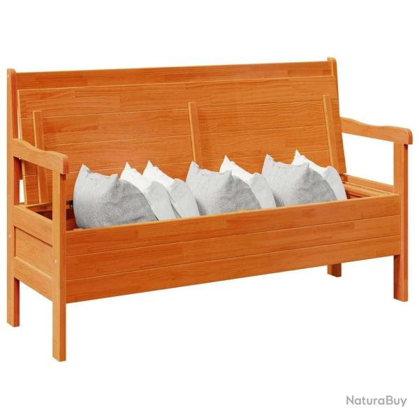 Banc extrieur Acacia 119x76x44 cm en bois massif de pin
