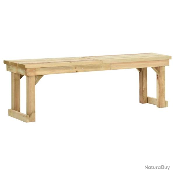Banc de jardin 140 cm Bois de pin imprgn