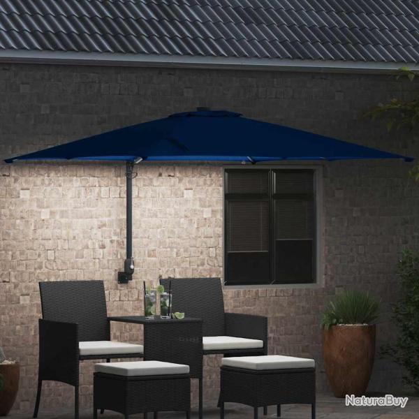 Parasol de jardin Azur 248.5 x 247.5 x 160 cm tissu