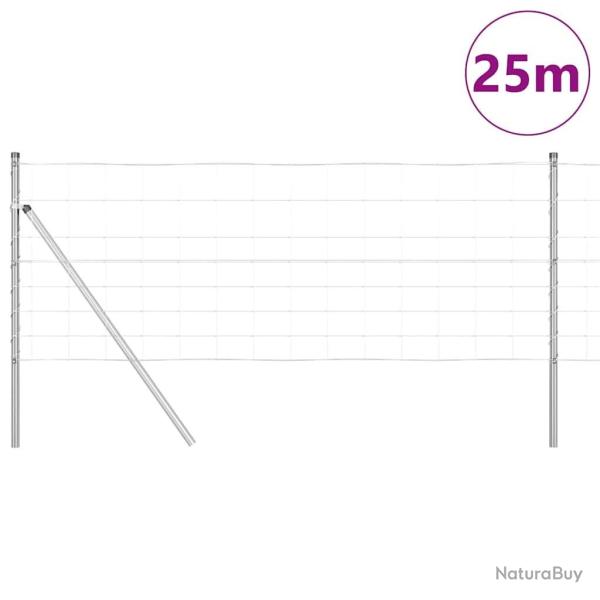 Cl�ture de champ 0,8 x 25 m en acier galvanis�