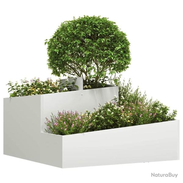 Pot blanc 80x80x50 cm en plastique