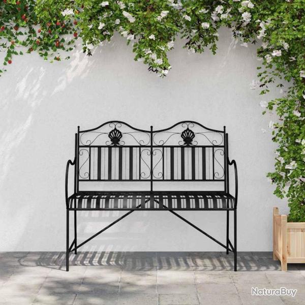 Banc m�tal Noir M�tal Standard Incrustations d�coratives