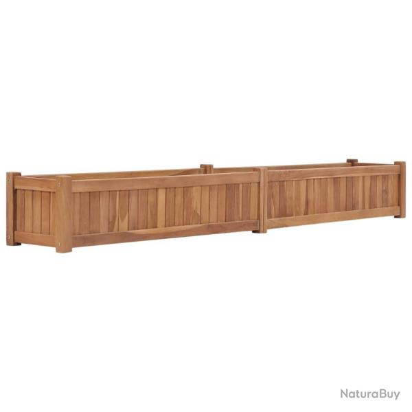 Lit sur�lev� 200x30x25 cm Bois de teck solide