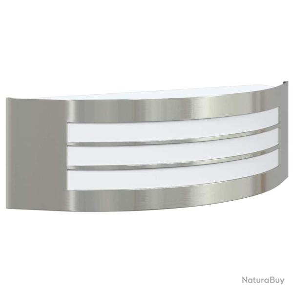 Applique murale ext�rieure 2 pcs Argent Acier inoxydable IP44