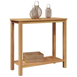 Table console Marron 85 x 35 x 75 cm Bois de teck massif