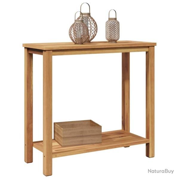 Table console Marron 85 x 35 x 75 cm Bois de teck massif