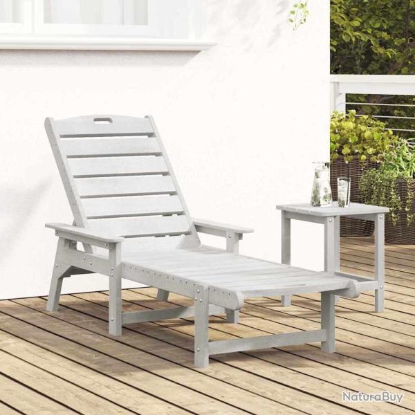 Transat Blanc 53x162x98.5 cm HDPE