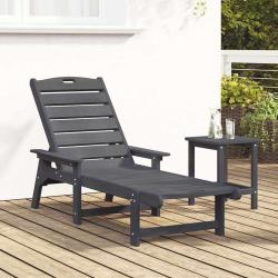 Transat Gris clair 195,5 x 53 x 98,5 cm HDPE