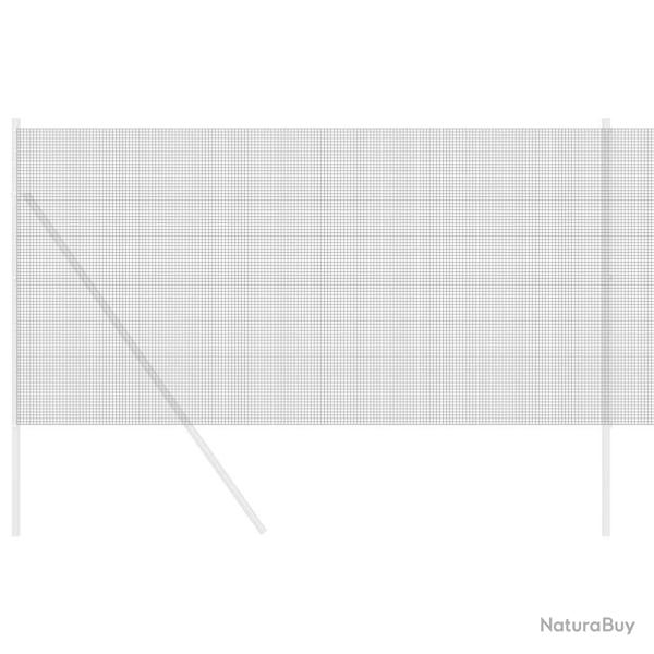 Cl�ture en fil soud� Grise 1,2 x 50 m en acier