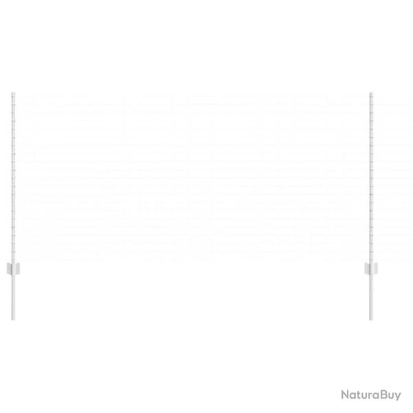 Poteaux de cl�ture 10 pcs en U-Channel 120 cm en acier galvanis�