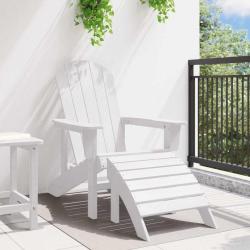 Chaise Adirondack Blanc 82 x 74 x 92 cm HDPE