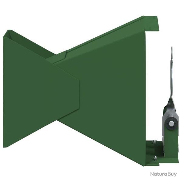 Attrape-plombs Vert 14 x 14 x 19 cm Acier