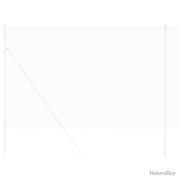 Cl�ture en fil soud� 1,6 x 25 m en acier galvanis�.