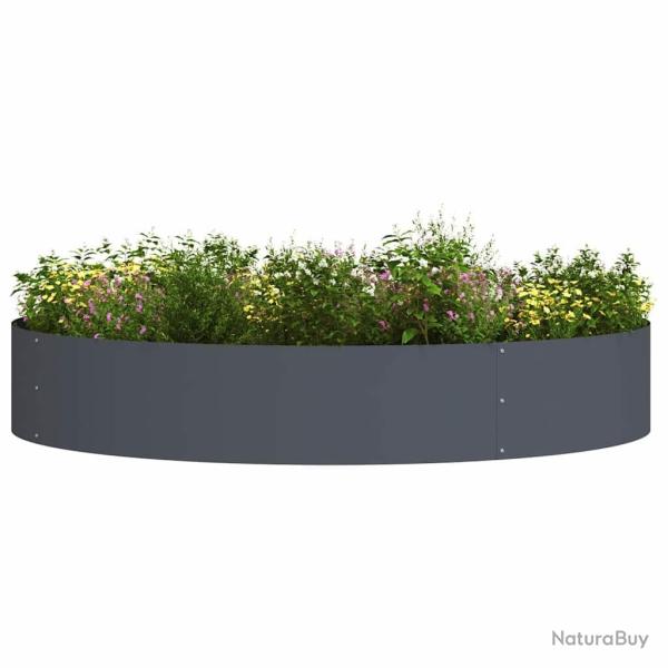 Pot m�tallique anthracite Anthracite M�tal Grand Durable