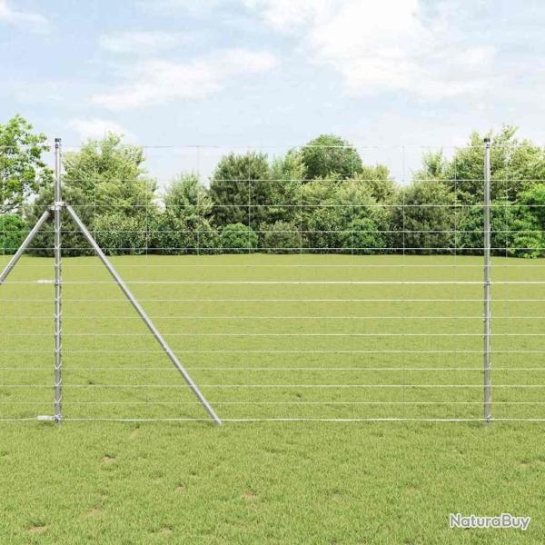 Cl�ture de champ 1,6x25 m en acier galvanis�