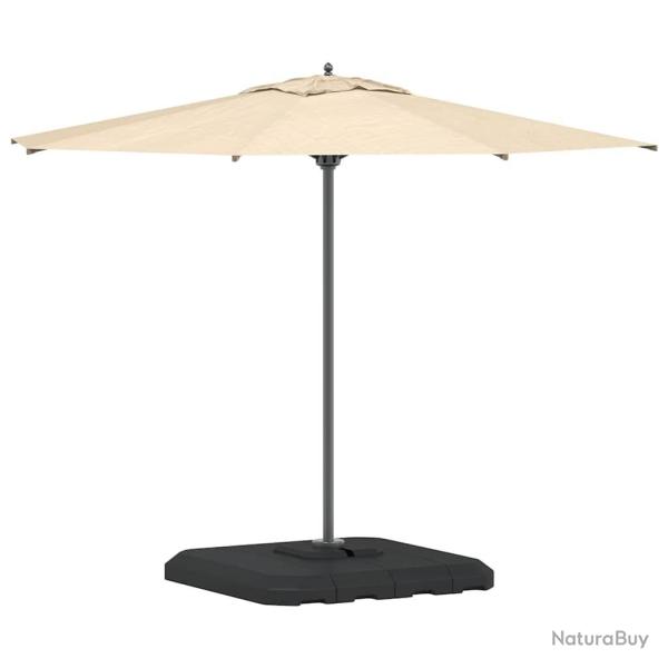 Set de bases pour parasol � bras d�port�, 4 pi�ces - 130 kg de sable ou 90 kg d'eau.