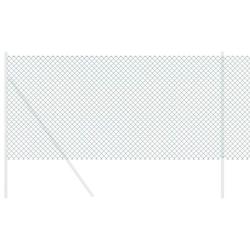 Cl&ocirc;ture en treillis m&eacute;tallique Vert 10 x 0,8 m Acier