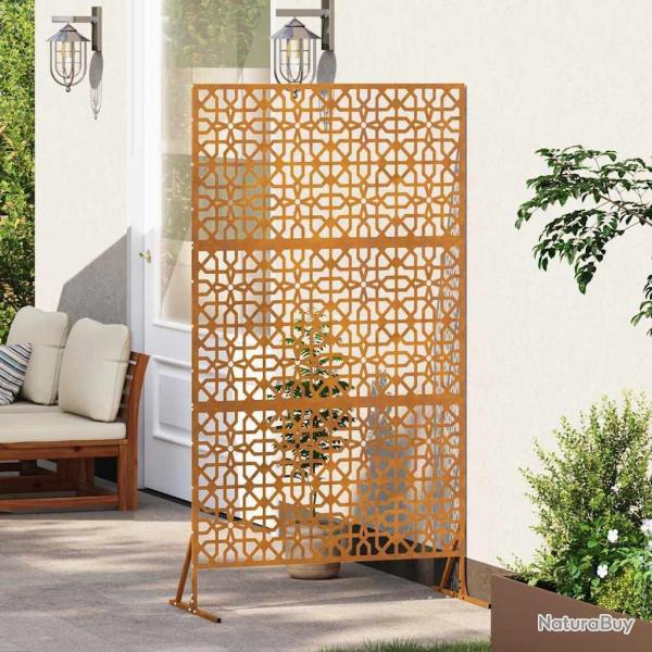 �cran de confidentialit� 100x50x180 cm en acier corten