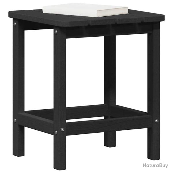 Table d'appoint Adirondack Noir 38x38x45 cm HDPE