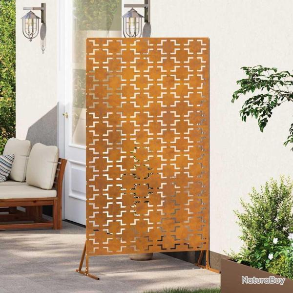 �cran de confidentialit� 100x50x180 cm en acier, fait pour durer face aux intemp�ries.