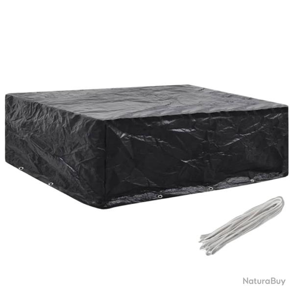 Housse de salon de jardin 8 oeillets 250x210x90 cm