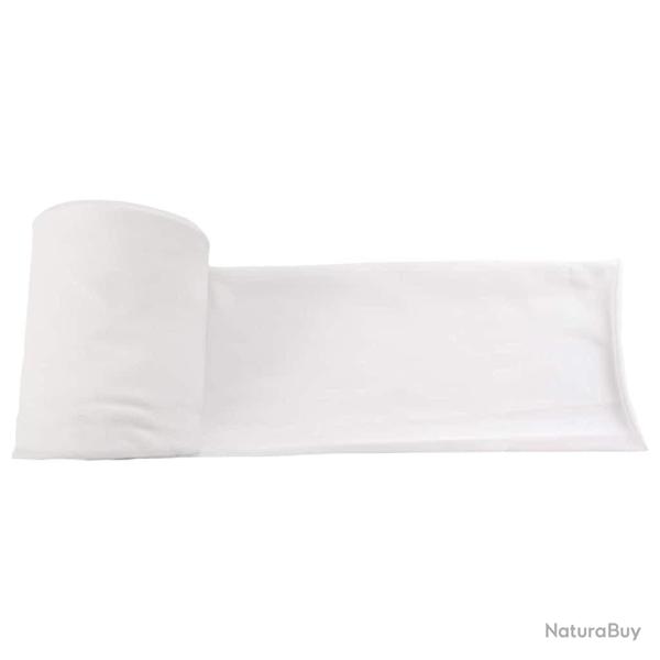 Rouleau de Tissu d'Artisanat Blanc Tissu 50 m