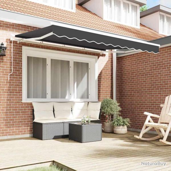 Tissu de remplacement pour auvent pour cadre 3,5x2 m Anthracite