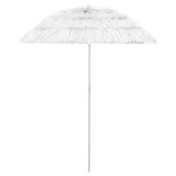 Parasol de plage Hawaii blanc 180 cm