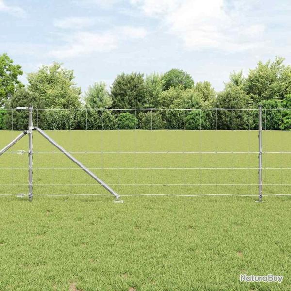 Cl�ture de champ 0,8x25 m en acier galvanis�