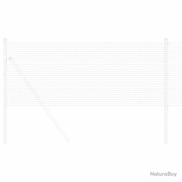 Cl�ture en fil soud� 0,8 x 100 m, acier galvanis�