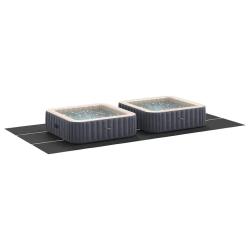 Couverture de piscine rectangulaire Noire PVC 750 x 372 cm