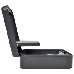 Coffre-fort portable Gris fonc&eacute; Acier Moyen Coffre-fort portable