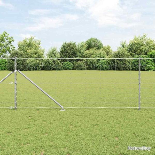 Cl�ture de champ 1 x 25 m en acier galvanis�