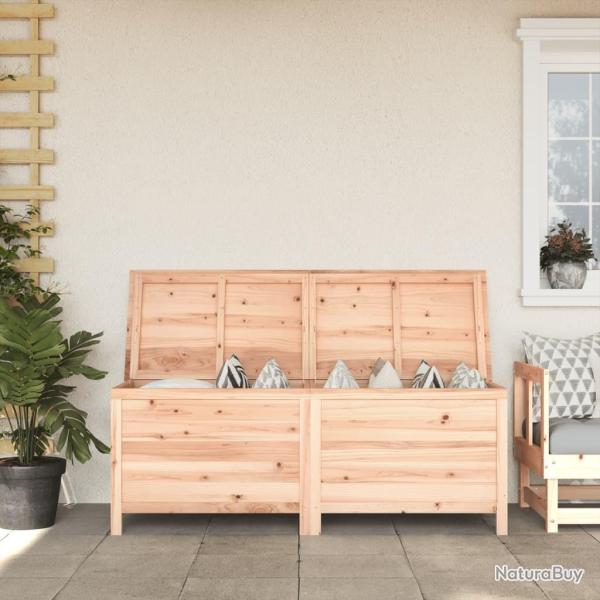 Bo�te de rangement de jardin 150x50x56,5 cm bois massif sapin