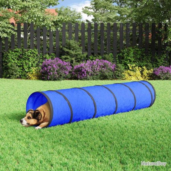 Tunnel pour chien bleu � 40x200 cm polyester