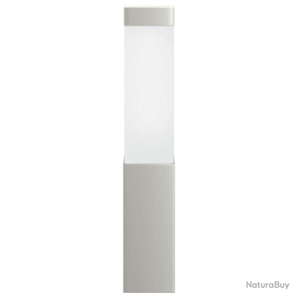 Applique murale ext�rieure argent�e en acier inoxydable IP44