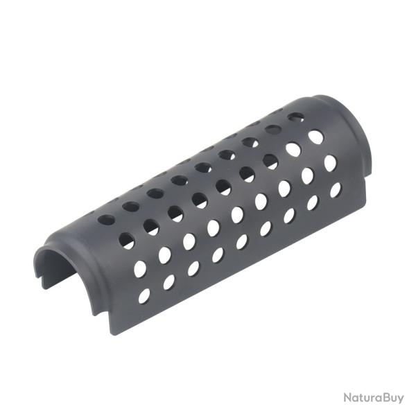 FTCS - Gas Tube Cover - Round Holes - AK - Cerakote - Black