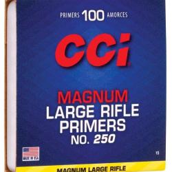 AMORCES CCI - LARGE RIFLE MAGNUM - CCI 250 - Boite de 100 unit&eacute;s